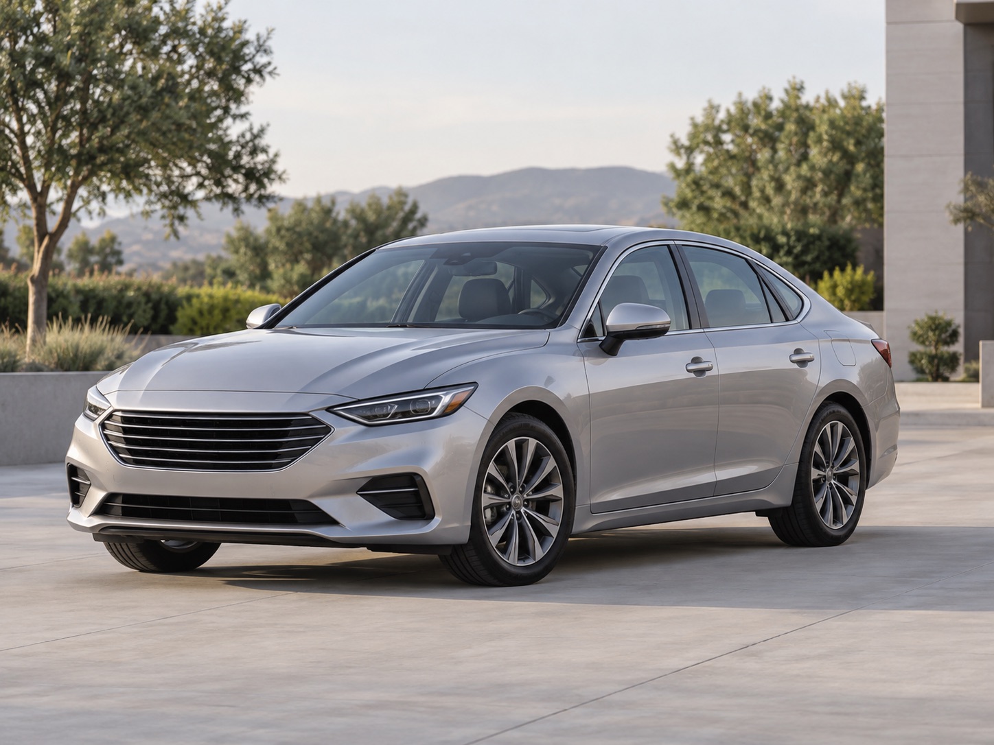 Illustrative sedan vehicle